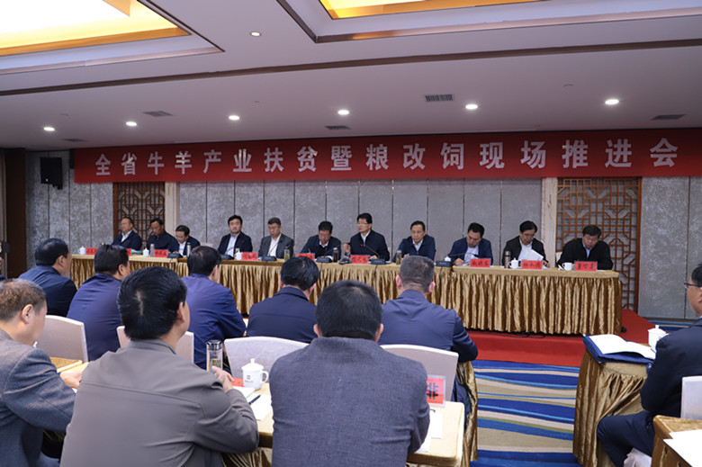 全省牛羊产业扶贫暨粮改饲现场推进会在临夏召开