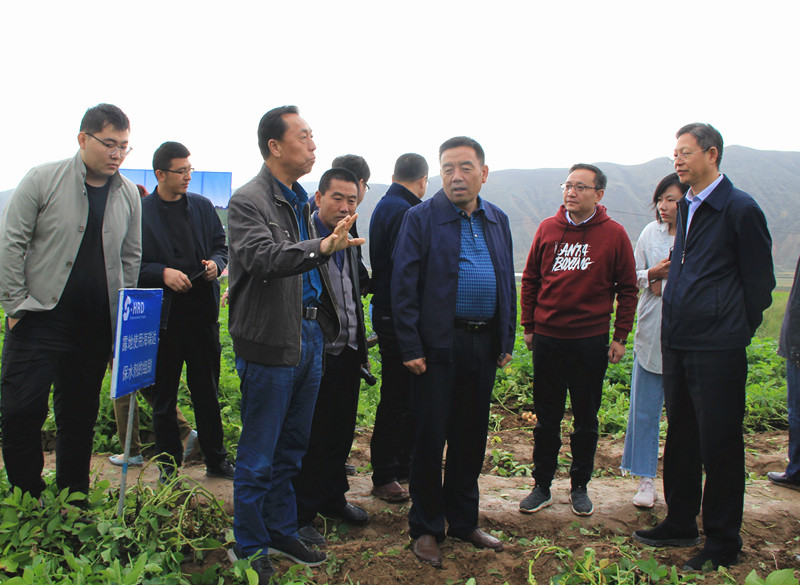 全国农技中心保水剂应用效果观摩会在甘肃召开