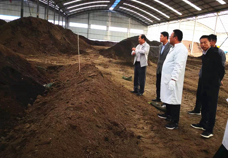 山丹县农技中心开展“微秸宝”智能堆肥效果试验