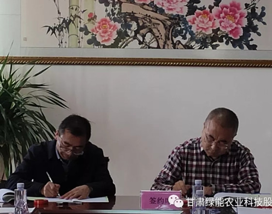 绿能农科与玉门市供销合作社达成战略签约