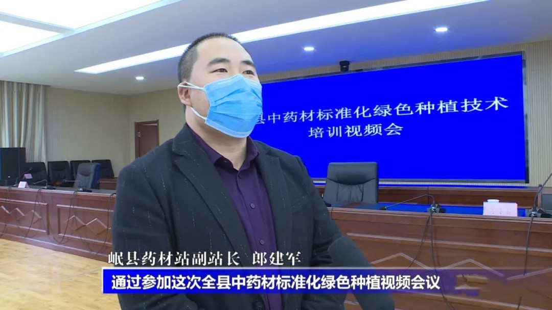 岷县2020年第二期中药材标准化绿色种植技术培训班开班