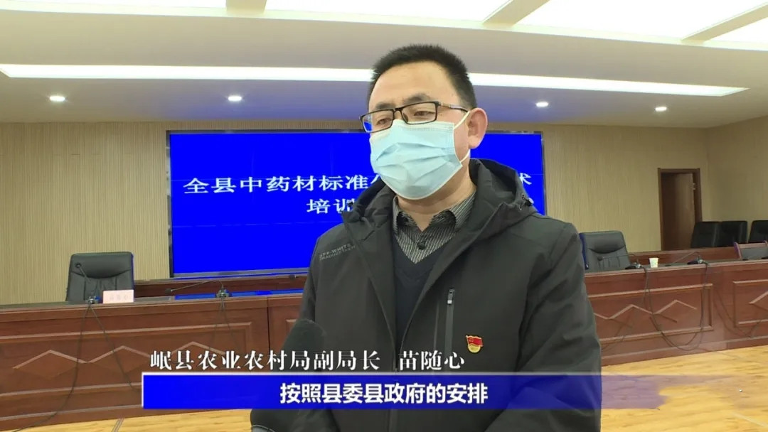 岷县2020年第二期中药材标准化绿色种植技术培训班开班