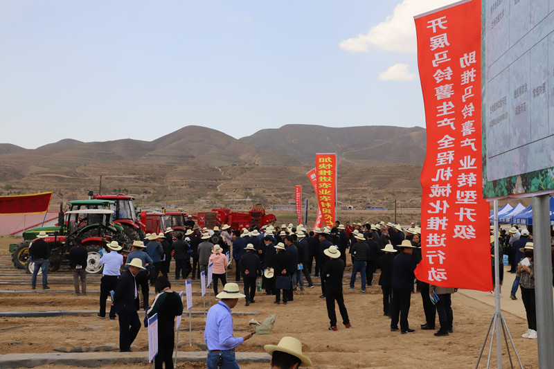 全省马铃薯绿色标准化示范基地建设现场会在定西召开