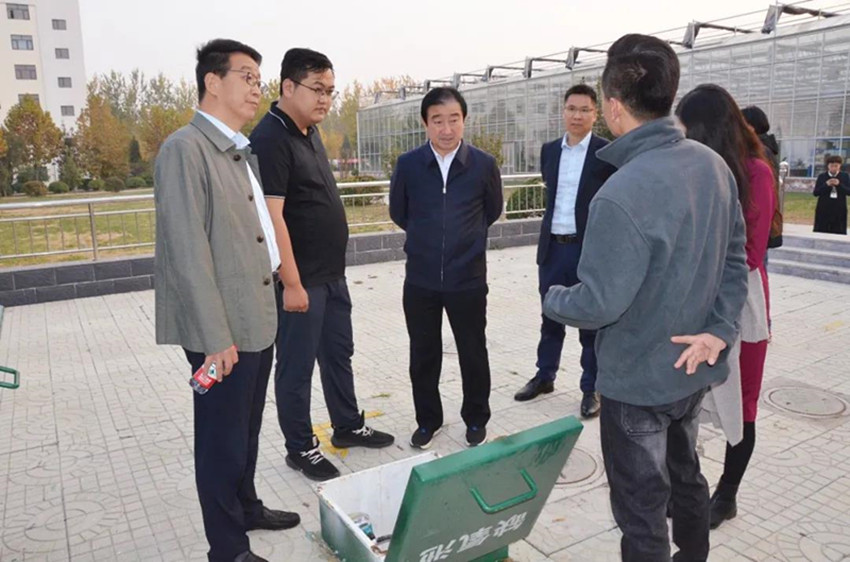 甘肃省水利厅厅长霍卫平到大禹节水集团考察调研