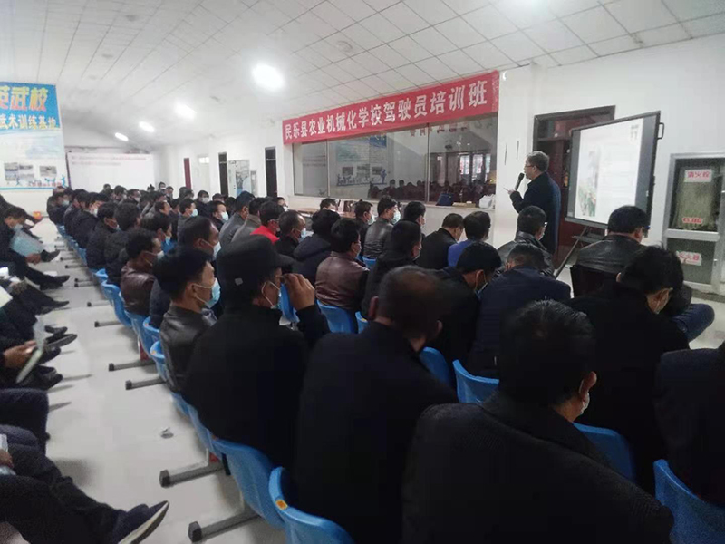 民乐县2021年第一季度农机驾驶员考试进展顺利