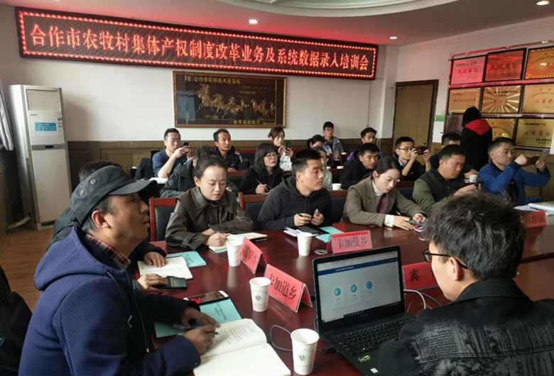 合作市召开农牧村集体产权制度改革推进会