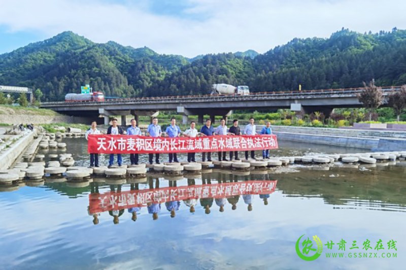 麦积区开展境内长江流域禁捕联合执法行动