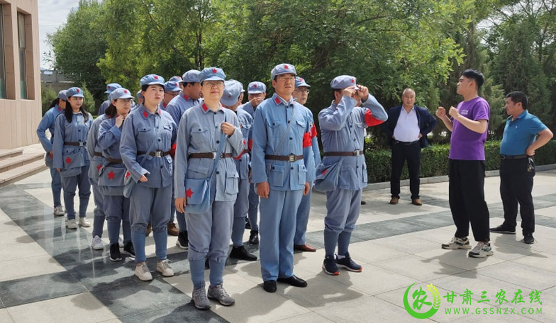 省经济作物技术推广站组织开展党史学习教育现场教学活动