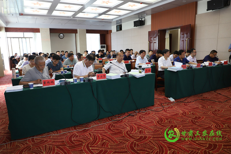 2021年甘肃绿色种养循环农业试点县遴选评审会议在兰州召开