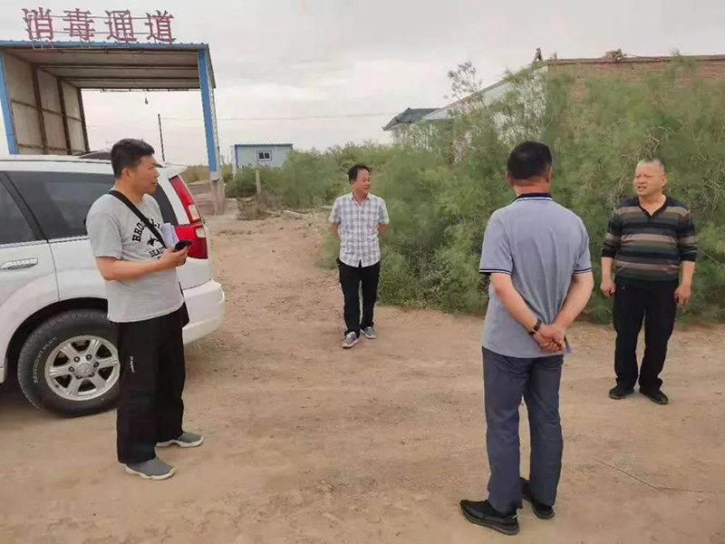 省畜牧兽医局督导组调研武威市公路动物防疫监督检查站