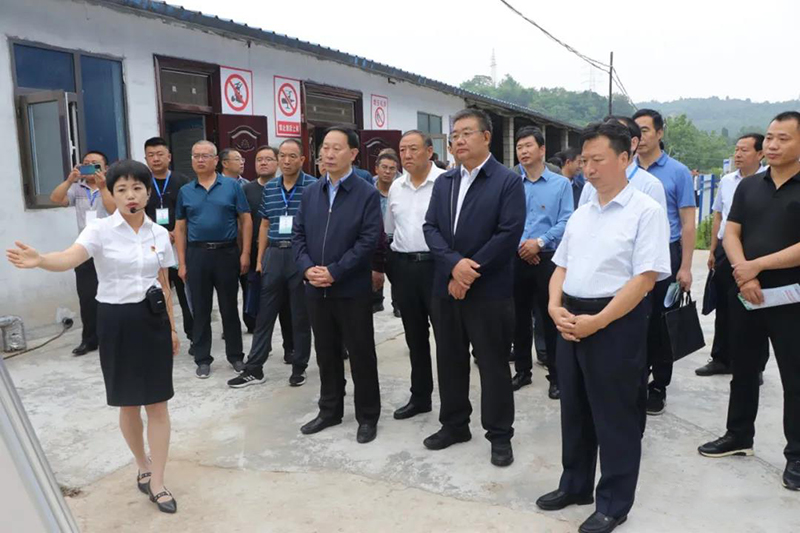 全省农村改厕培训会观摩团观摩徽县农村能源项目粪污资源化利用示范点