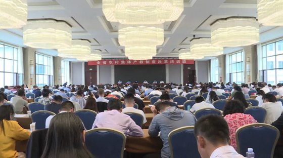 全省农村集体产权制度改革培训班在渭源举办