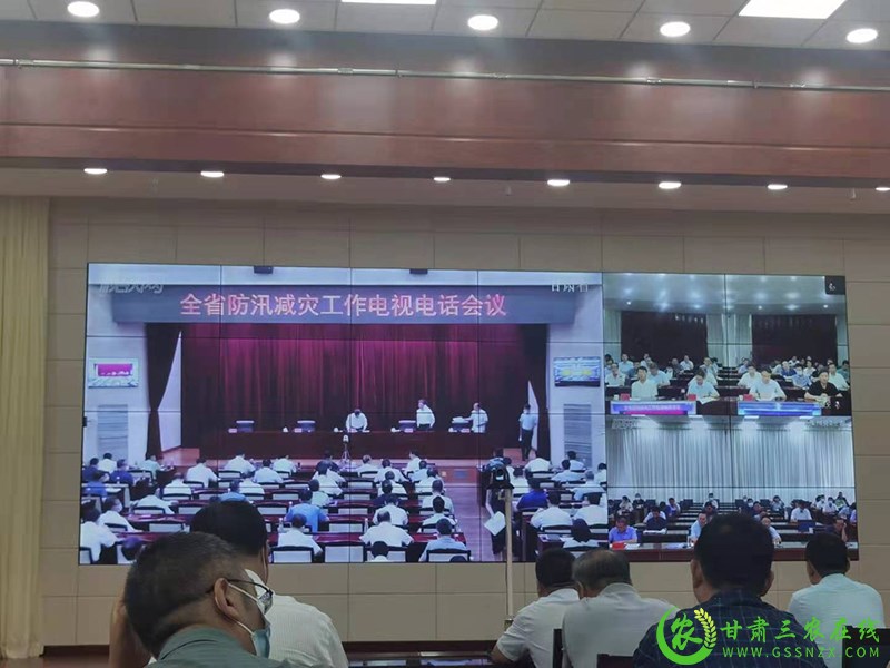 瓜州县树牢底线思维 扎实部署当前防汛减灾工作