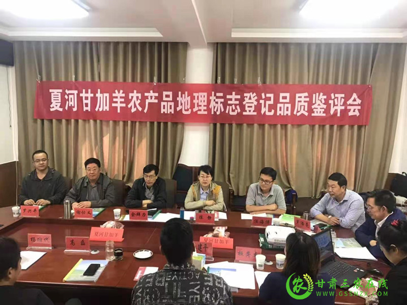 夏河甘加羊顺利通过省级地理标志农产品登记现场核查和品质鉴评