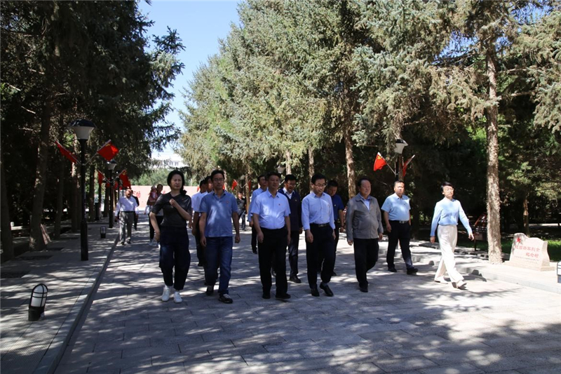 牢记初心使命 传承红色基因  —全国农业技术推广服务中心调研组开展党史学习教育活动