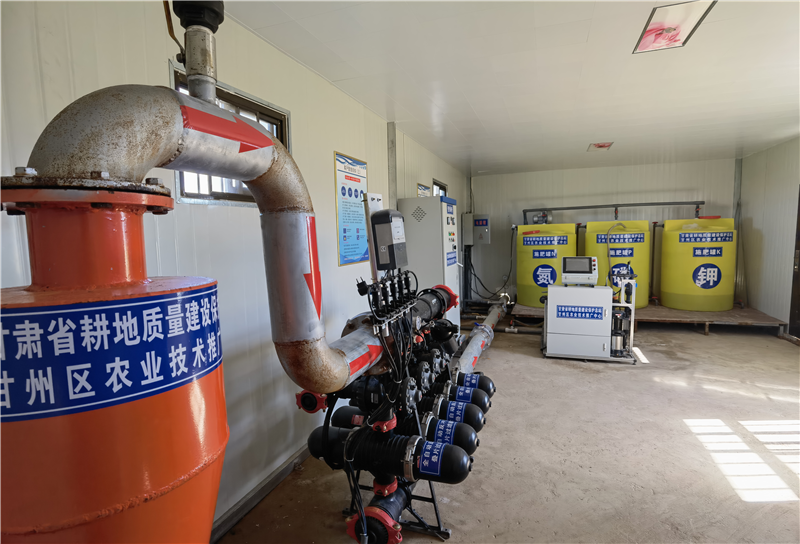 张掖：天干地不干  水肥一体化抗旱保丰收