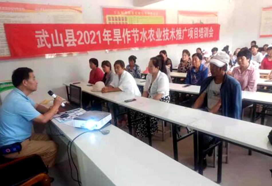 武山县2021年旱作节水农业技术推广项目进展顺利