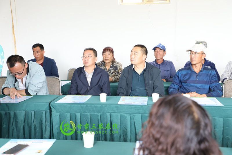 靖远县农技中心举行旱作节水农业技术推广项目技术培训会