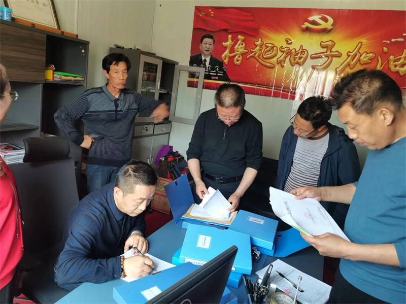 白银市农机监理所督导调研会宁县春耕生产及农机安全生产工作