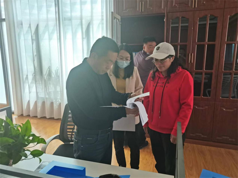 白银市农机监理所督导调研会宁县春耕生产及农机安全生产工作