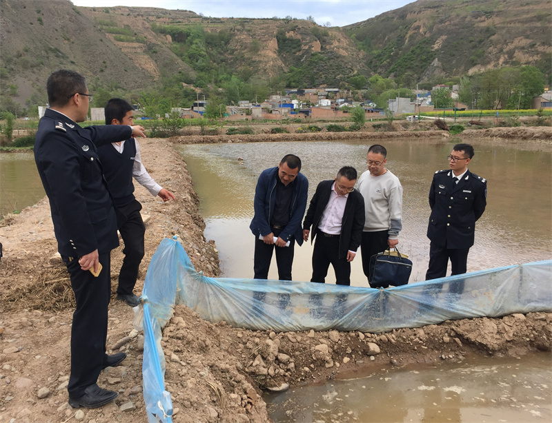 天水市畜牧兽医局督查武山县禁渔执法、水产绿色健康养殖“五大行动”工作