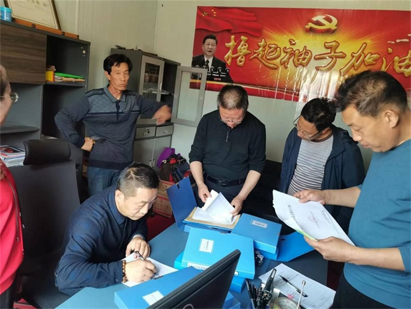 白银市农机监理所督导调研会宁县春耕生产及农机安全生产工作