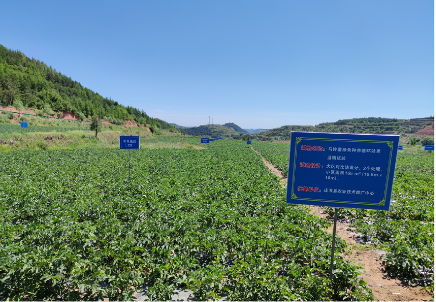 庄浪县在马铃薯苹果等优势产业上打造粪肥还田优质示范基地